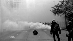 Smoke fight riots gas