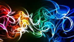 Smoke Fractalius colored rainbows