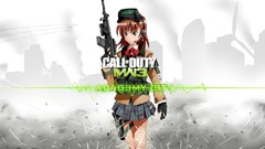 Smoke headphones Anime gloves pistols skirts m4a1 cities anime 