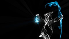 Smoke lanterns fantasy art grim reapers