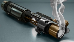 smoke lightsaber star wars weapon jedi 3d render cgi digital art