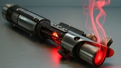 Smoke lightsabers weapons jedi