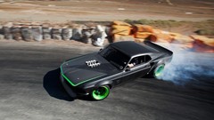 Smoke Sports Car cars barrels Ford mustang Drifting muscle cars 