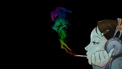 Smoking abstract Music smoke