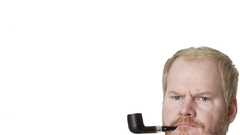 Smoking Men beard pipes