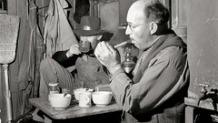 Smoking Men monochrome bald