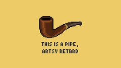 Smoking parody alternative art