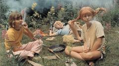 Smoking Pippy Longstocking children