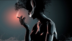 Smoking silhouettes Cigarettes Photo