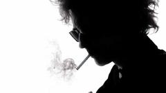 Smoking silhouettes Men bob