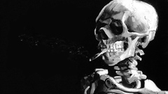 Smoking skeletons
