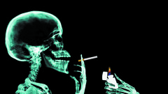 Smoking skeletons X-ray