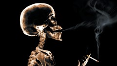 Smoking skeletons X-ray