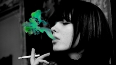 Smoking smoke selective coloring