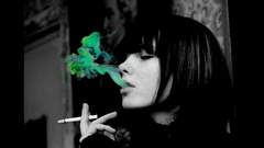 Smoking smoke selective coloring
