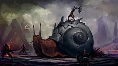 Snails armor artwork fantasy art Monster Hunter
