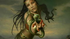 Snakes fantasy art