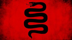 Snakes Flags red background the lord of the rings Simple 