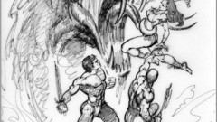 Snakes monochrome drawings Julie