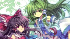 Snakes navel red eyes faces bows long hair green eyes brunettes 