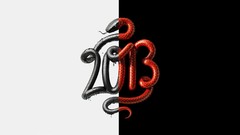 Snakes Typography Split water drops numbers artwork digital art