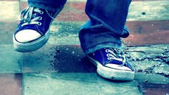 Sneakers Shoes legs shadows