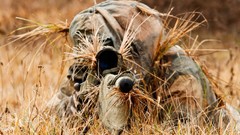 Sniper camouflage soldier
