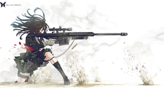 Sniper fantasy Art Anime
