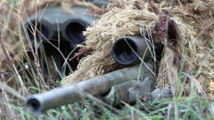 Sniper ready shoot military