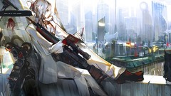 Sniper rifles green eyes