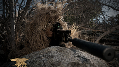 Snipers silencer ACOG gilly