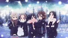 Snow Anime akiyama mio nakano azusa hirasawa yui tainaka ritsu 