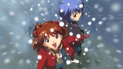 Snow Anime asuka langley soryu neon genesis evangelion ayanami 