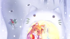 Snow anime girls carnelian forests original characters scans 