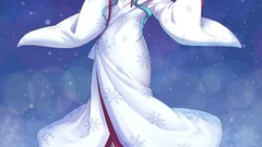 Snow anime girls hatsune miku vocaloid corvus yuki miku 