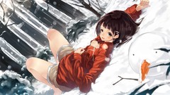 Snow Anime sword art online Kirigaya Suguha