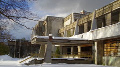 Snow architecture buildings