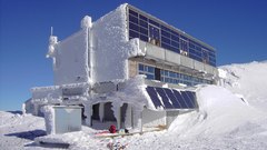 Snow architecture buildings