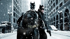 Snow Batman Catwoman Gotham City Batman The Dark Knight Rises