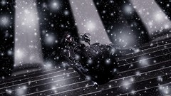 Snow Batman Catwoman motorbikes Batman The Dark Knight Rises