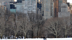 Snow before New fast York get