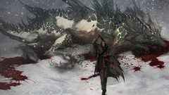 Snow blood artwork