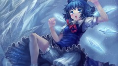 Snow blue ice wings Fairies crystals dress socks Ribbons bows 