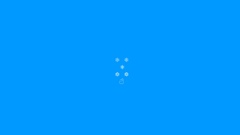 Snow blue minimalistic artwork