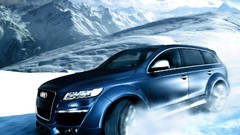 Snow cars Audi audi