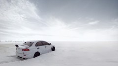 Snow cars Evo X