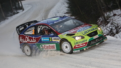 Snow cars Ford rally