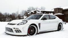 Snow cars Porsche Porsche Panamera