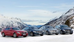 Snow cars vehicles Mercedes-Benz