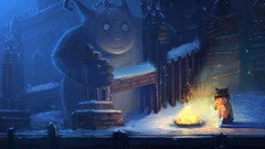 Snow children Monsters Anime artwork